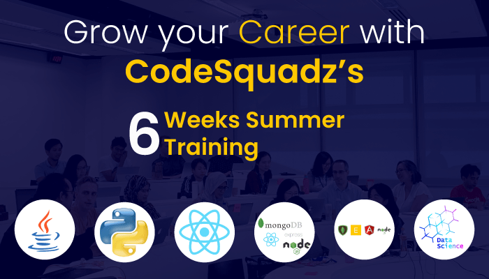 codesquadz's 6 weeks summer training