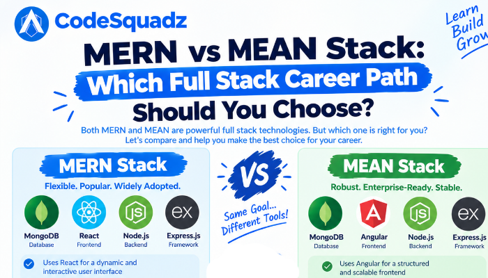 MERN vs MEAN Stack: Which Full Stack Career Path Should You Choose?