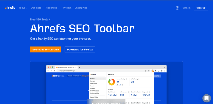 ahrefs seo toolbar